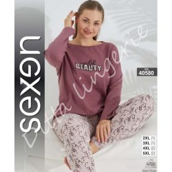 Alexa III. extra méretű hosszú női pizsama